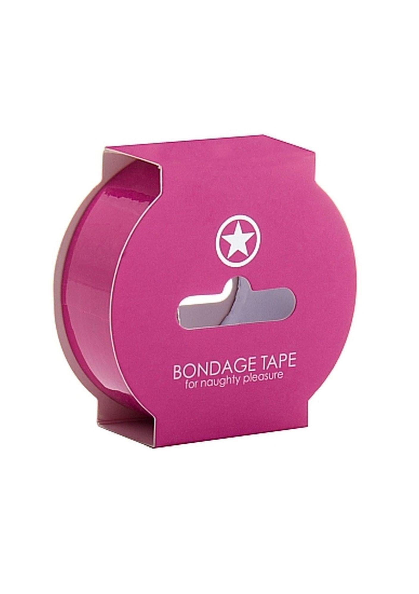 1-Non Sticky Bondage Tape - 17,5 Meter - Pink-1