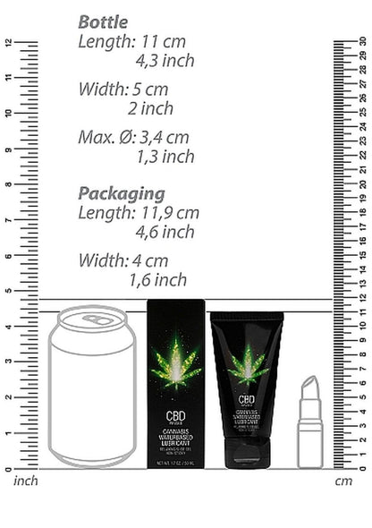 4-CBD Cannabis Waterbased Lubricant - 50 ml-4