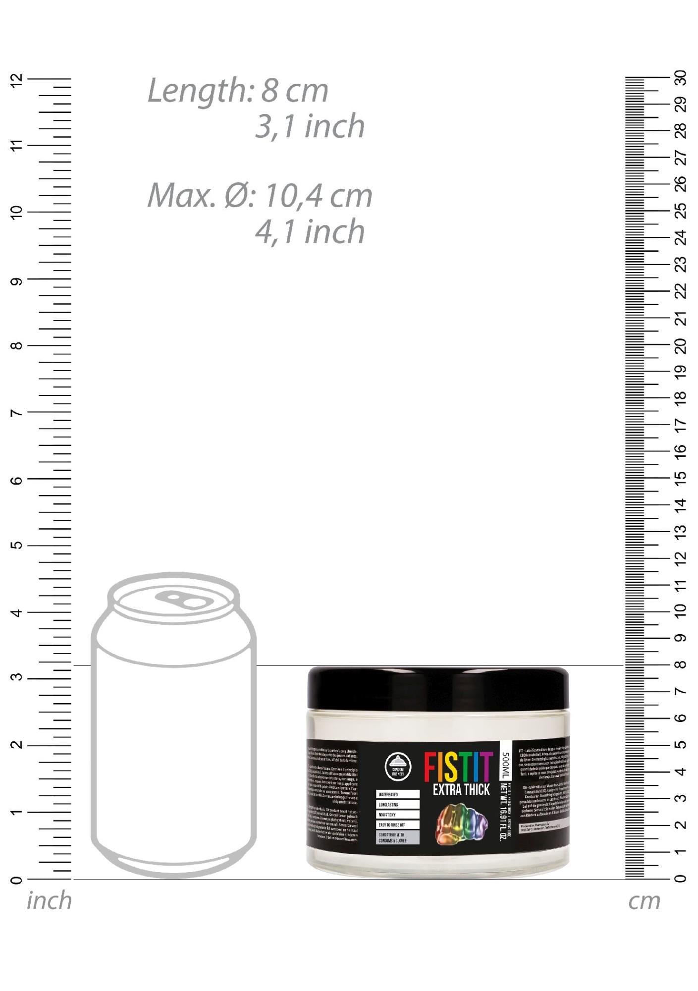 7-Żel Fisting Fist It - Extra Thick - Rainbow - 500 ml-7