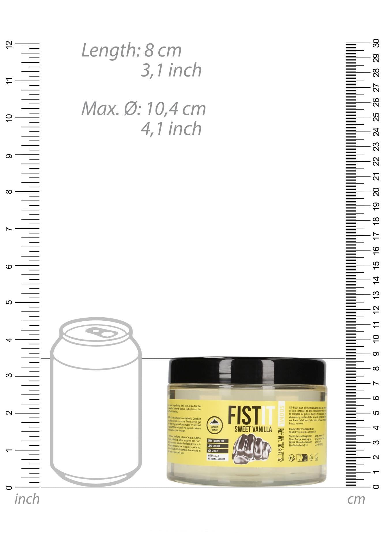 6-Extra Thick Lubricant - Vanilla - 17 fl oz / 500 ml-6