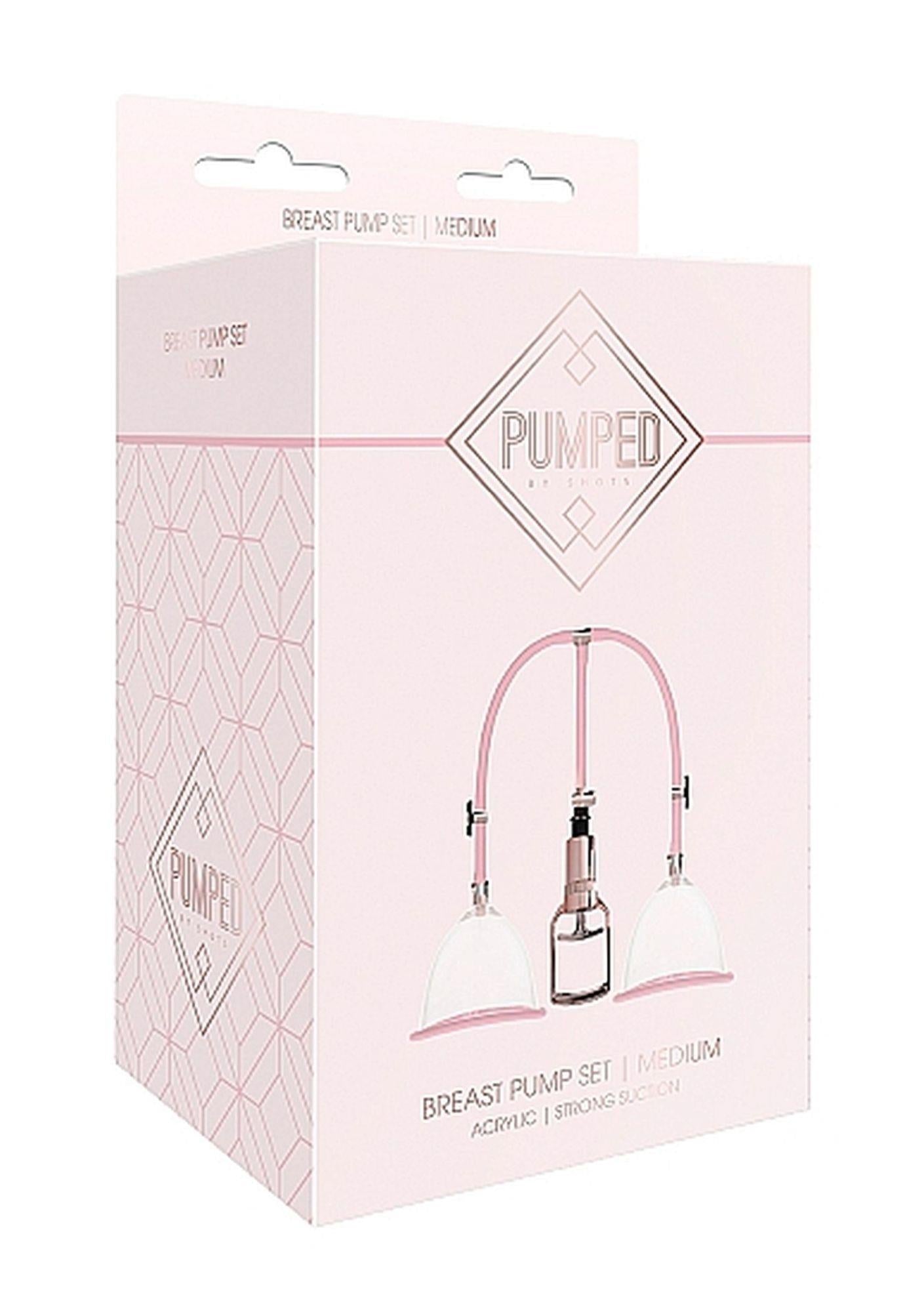 2-Breast Pump Set Medium - Rose Gold-2