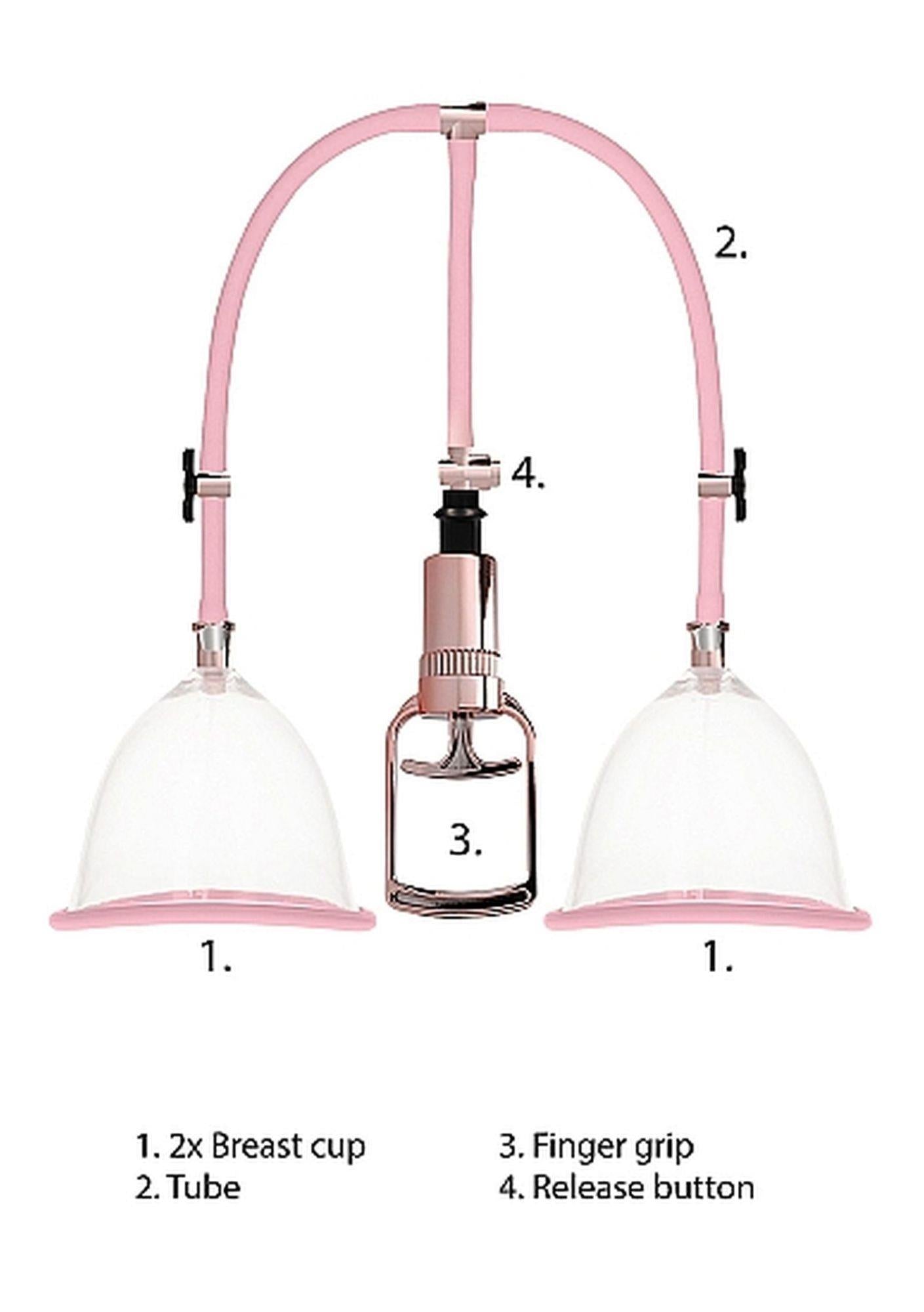 9-Breast Pump Set Medium - Rose Gold-9