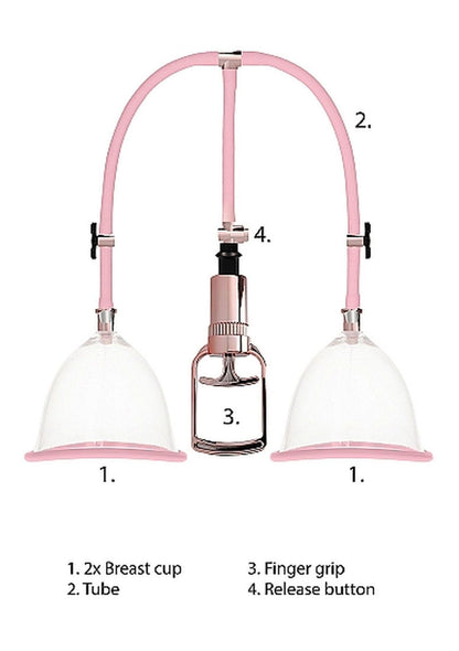 9-Breast Pump Set Medium - Rose Gold-9