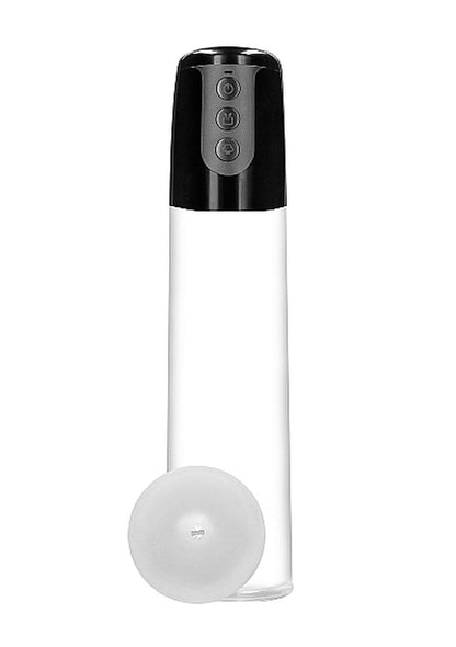 1-Automatic Cyber Pump with Masturbation Sleeve - Transparent-1