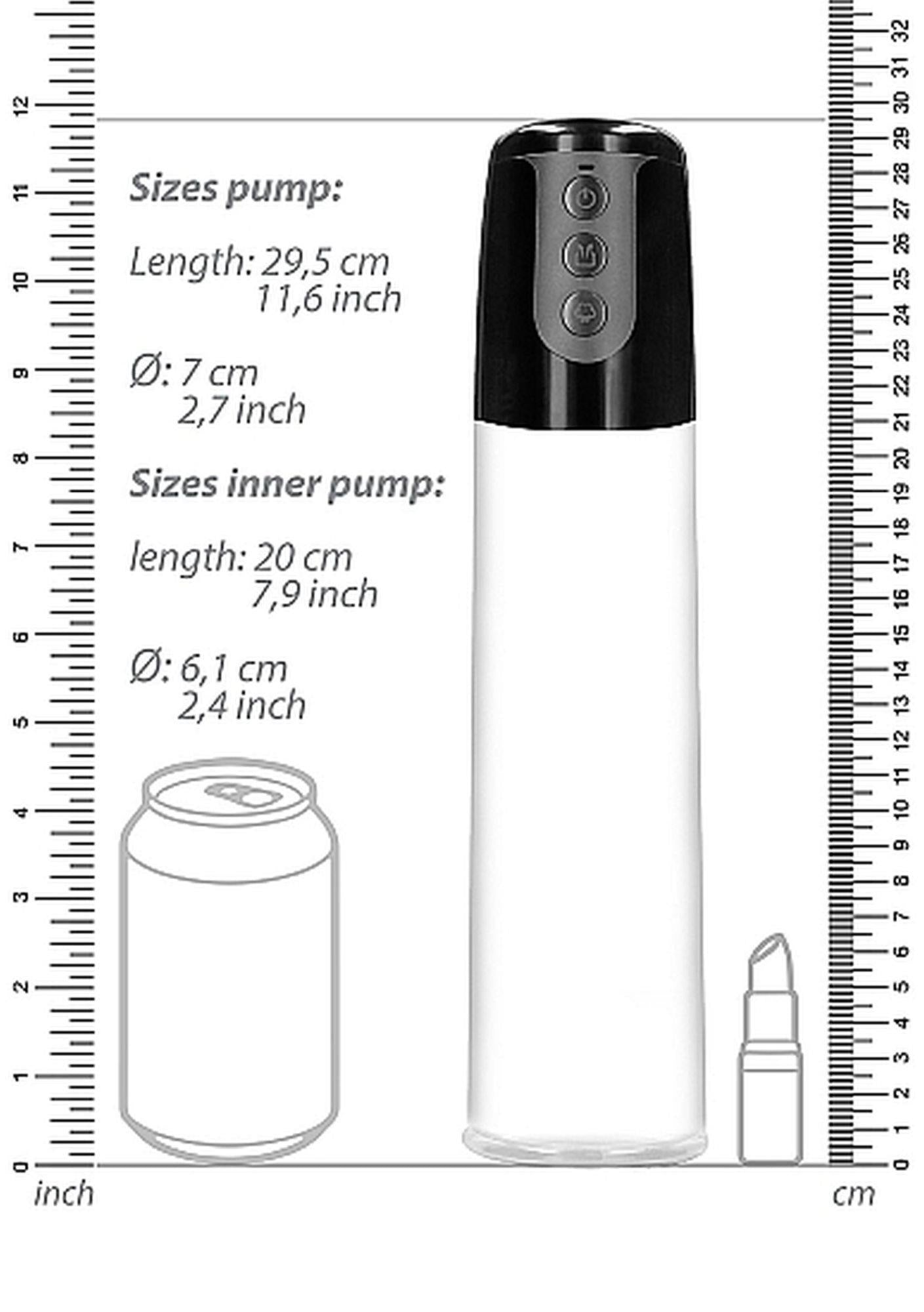 3-Automatic Cyber Pump with Masturbation Sleeve - Transparent-3