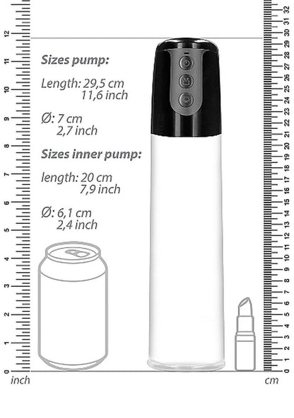 3-Automatic Cyber Pump with Masturbation Sleeve - Transparent-3