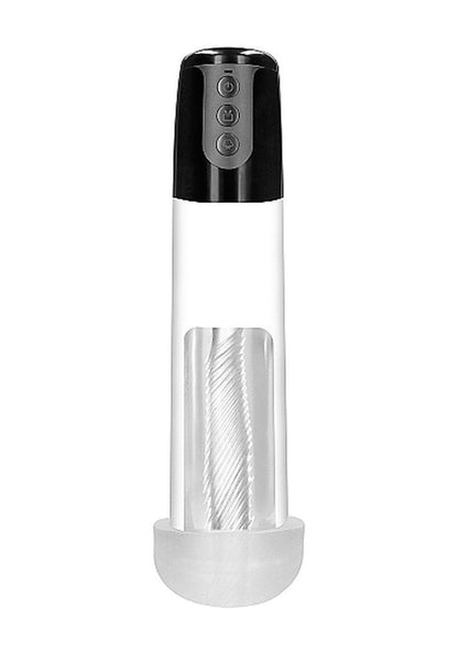 5-Automatic Cyber Pump with Masturbation Sleeve - Transparent-5
