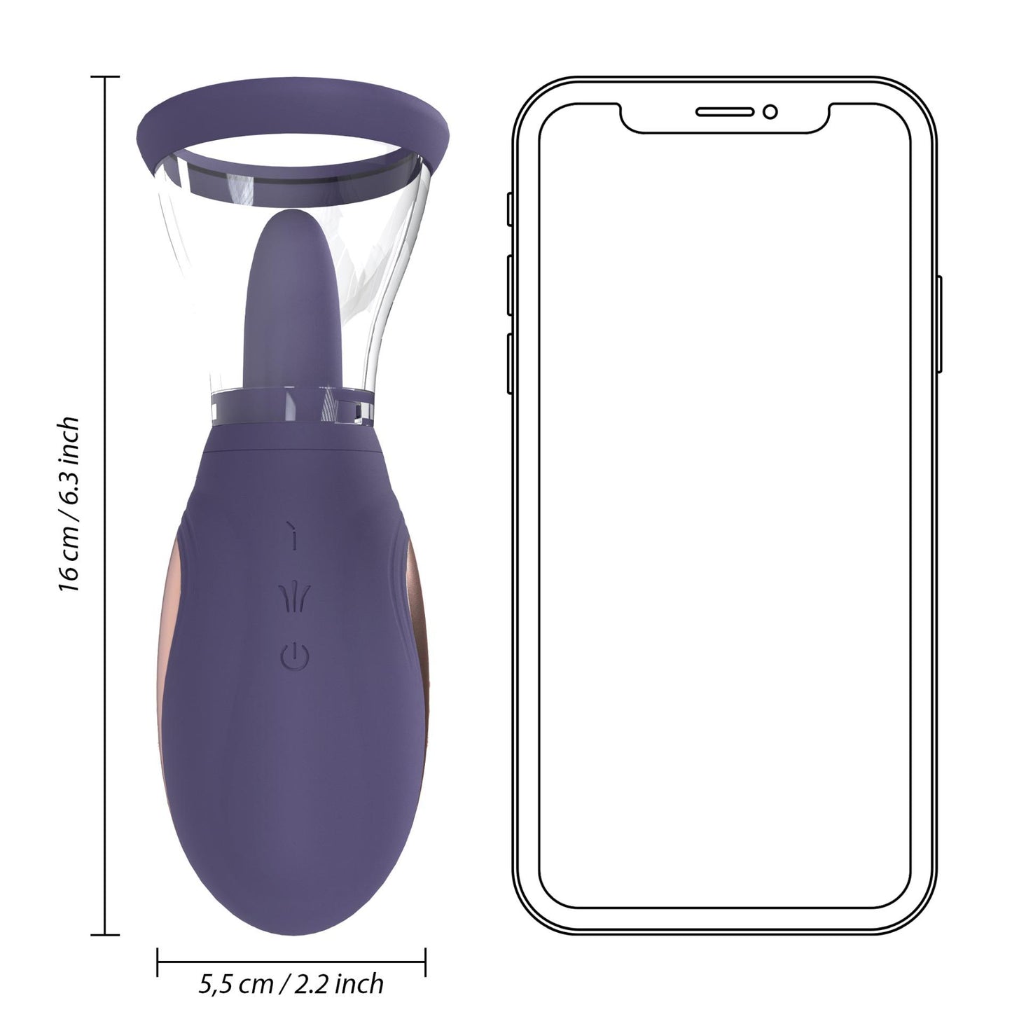 12-Enhance - Automatic - 13-Speed - Silicone - Rechargeable Vulva & Breast Pump-12