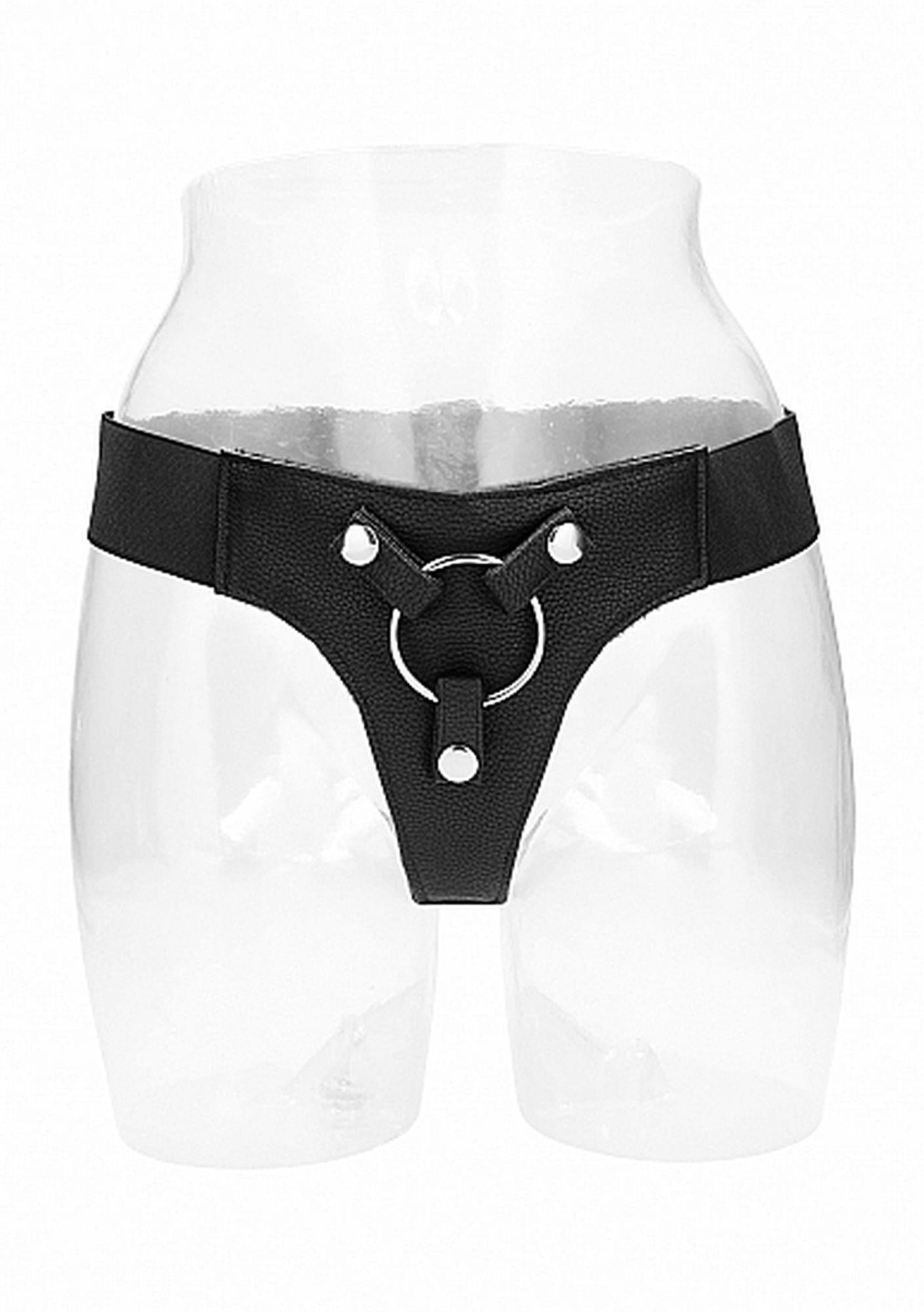 4-Elastyczna uprząż strap-on miękki materiał majtki-4