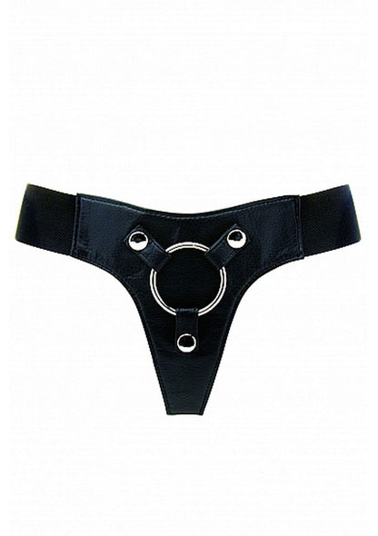 6-Elastyczna uprząż strap-on miękki materiał majtki-6