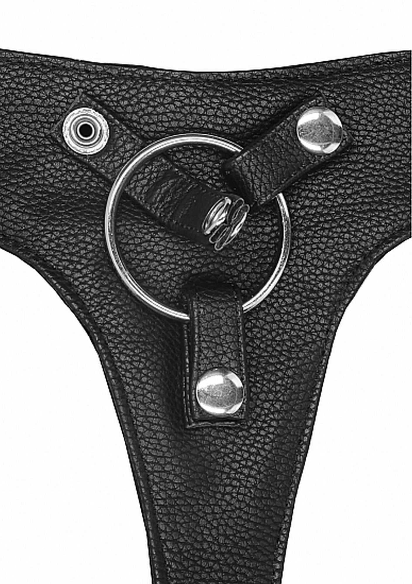 7-Elastyczna uprząż strap-on miękki materiał majtki-7