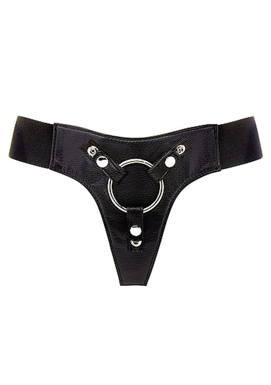 1-Uprząż elastyczna strap-on miękki materiał majtki-1