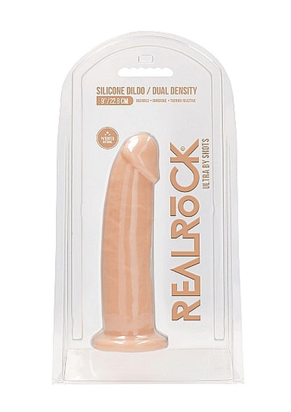 2-Silicone Dildo Without Balls - 22,8 cm - Flesh-2