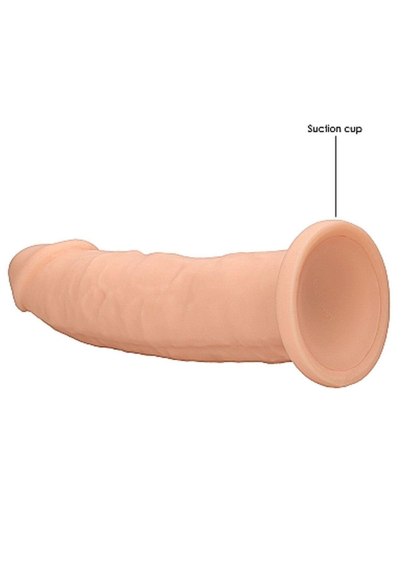 6-Silicone Dildo Without Balls - 22,8 cm - Flesh-6