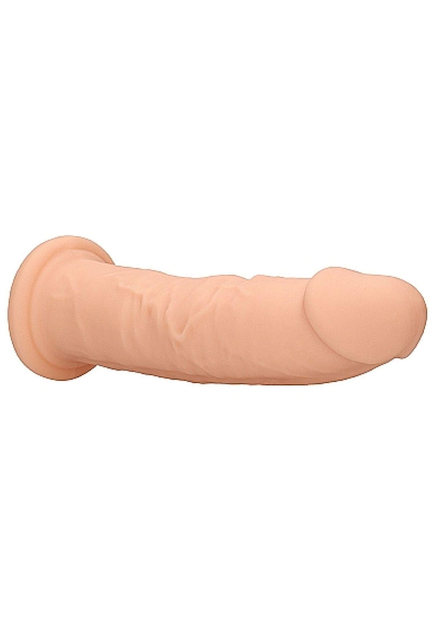 7-Silicone Dildo Without Balls - 22,8 cm - Flesh-7