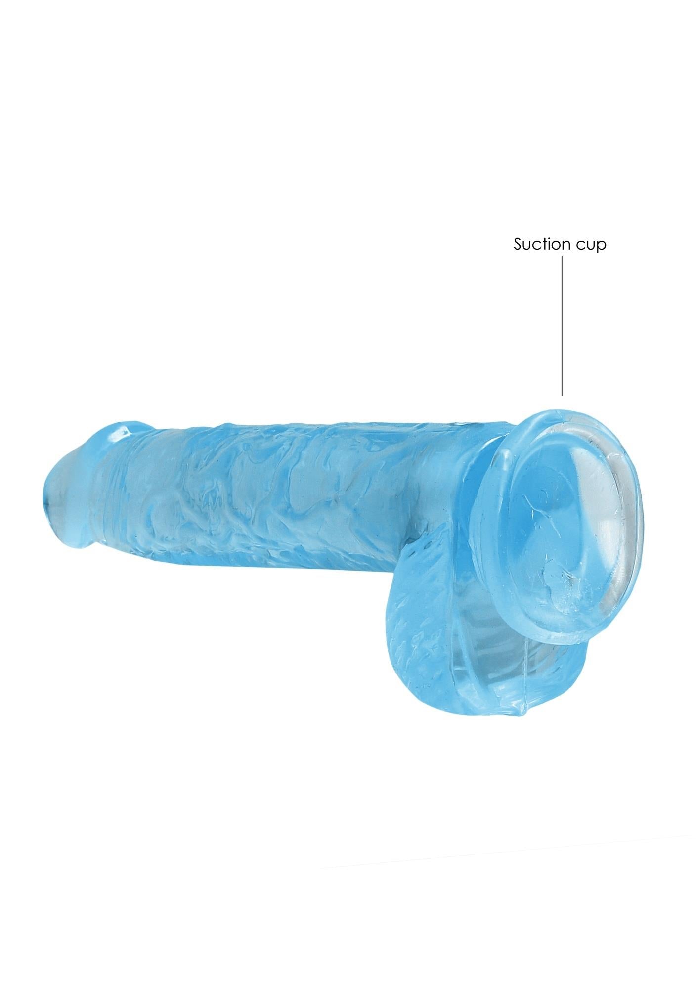 4-Realistic Dildo with Balls - 6""/ 15 cm-4