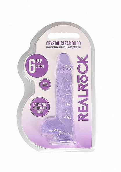 2-Dildo z przyssawką mały fioletowy penis 17 cm-2