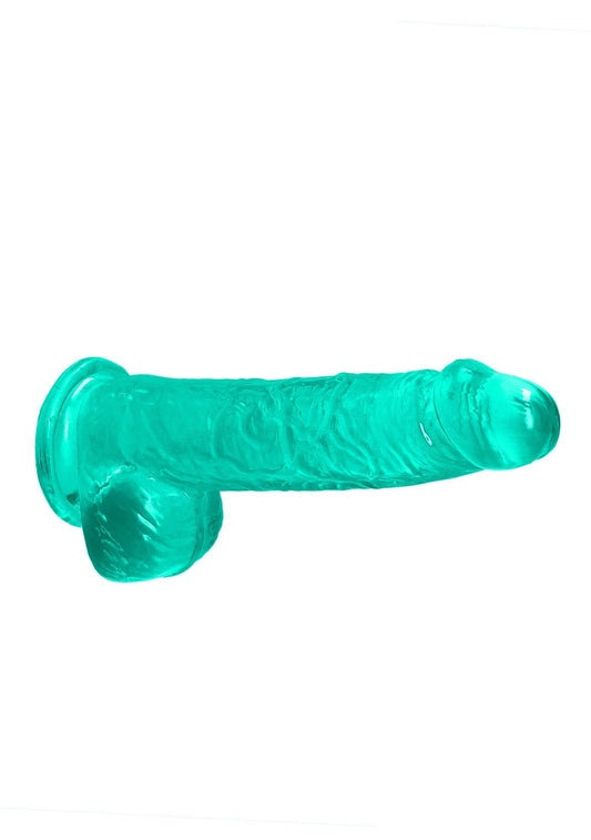 1-Zielone dildo do penetracji pochwy i anusa 17 cm-1