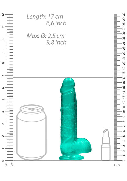 4-Zielone dildo do penetracji pochwy i anusa 17 cm-4