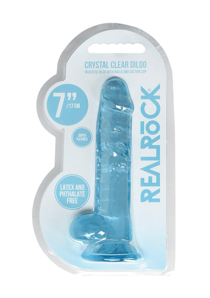 1-Realistic Dildo with Balls - 7""/ 19 cm-1
