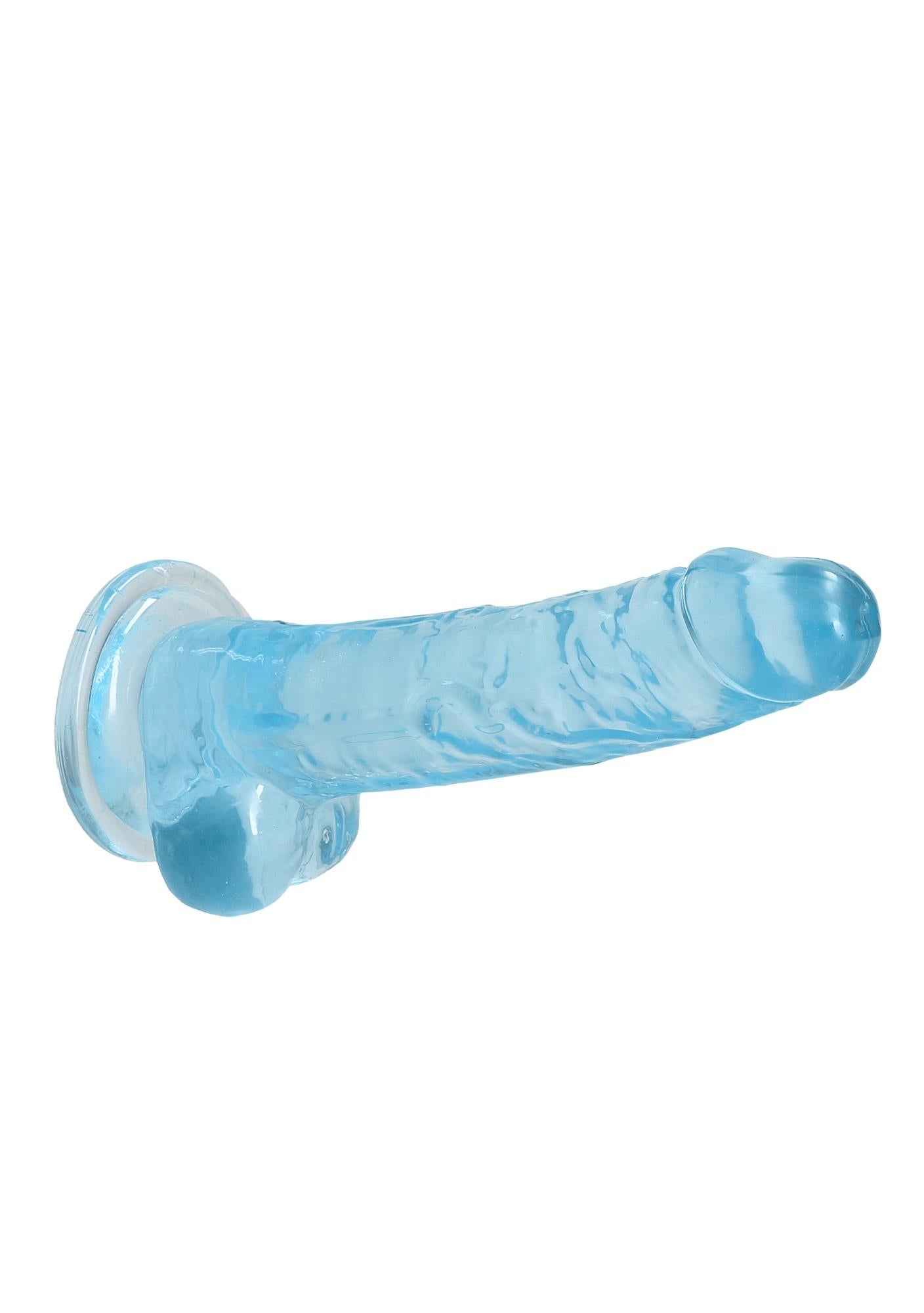 3-Realistic Dildo with Balls - 7""/ 19 cm-3