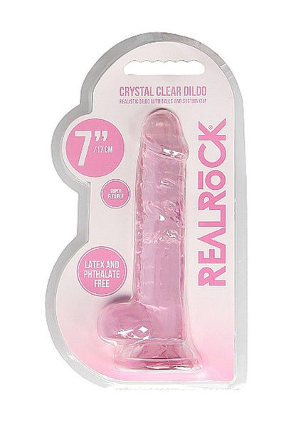 2-Dildo różowe z mocną przyssawką różowy orgazm 19cm-2