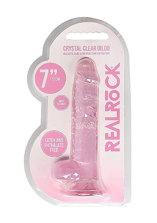 2-Dildo różowe z mocną przyssawką różowy orgazm 19cm-2