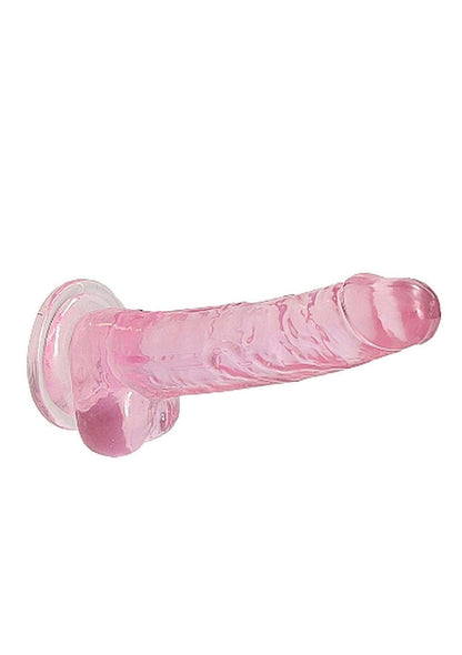 6-Dildo różowe z mocną przyssawką różowy orgazm 19cm-6