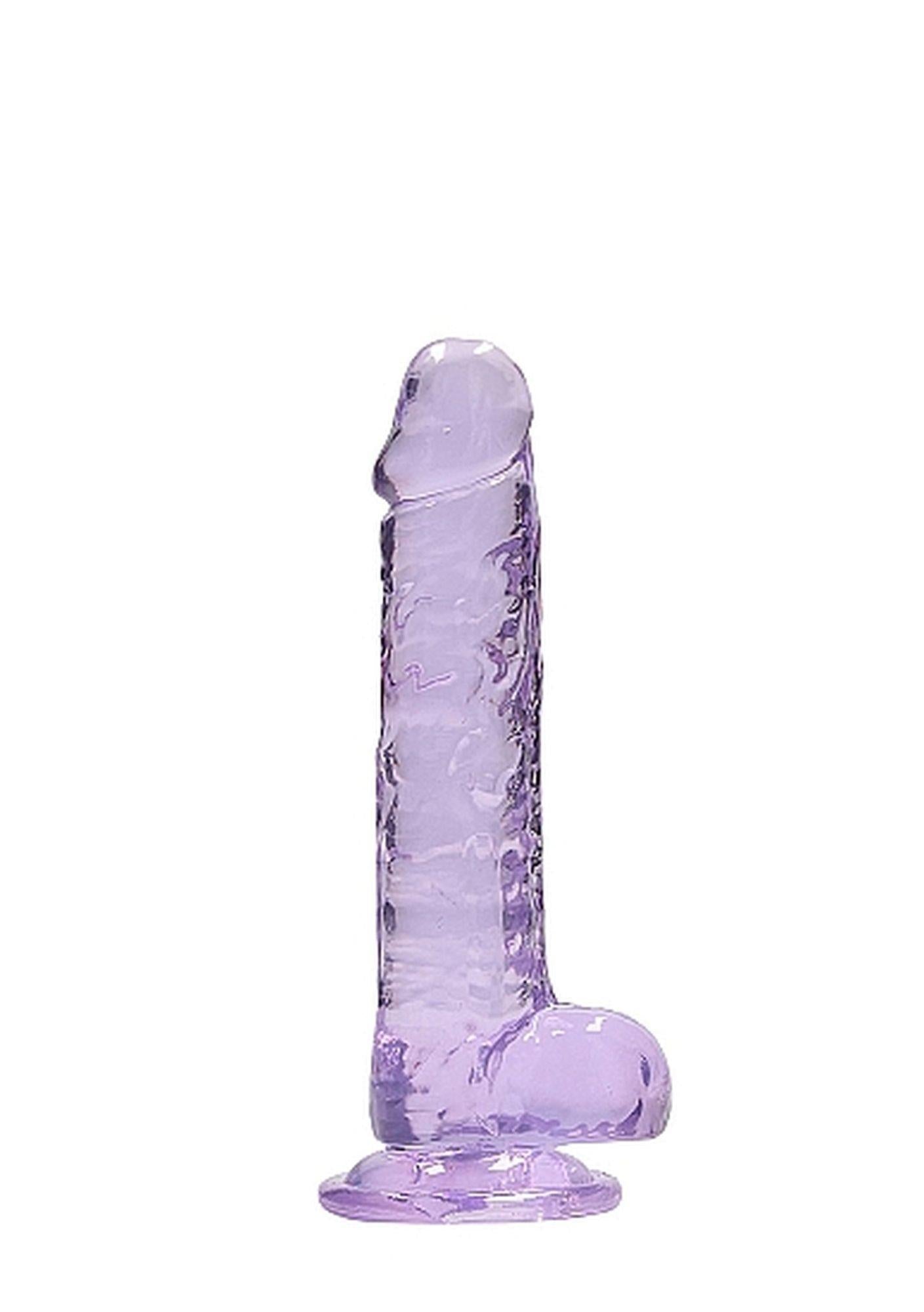 4-Dildo z przyssawką penis realistyczny żylasty 19cm-4