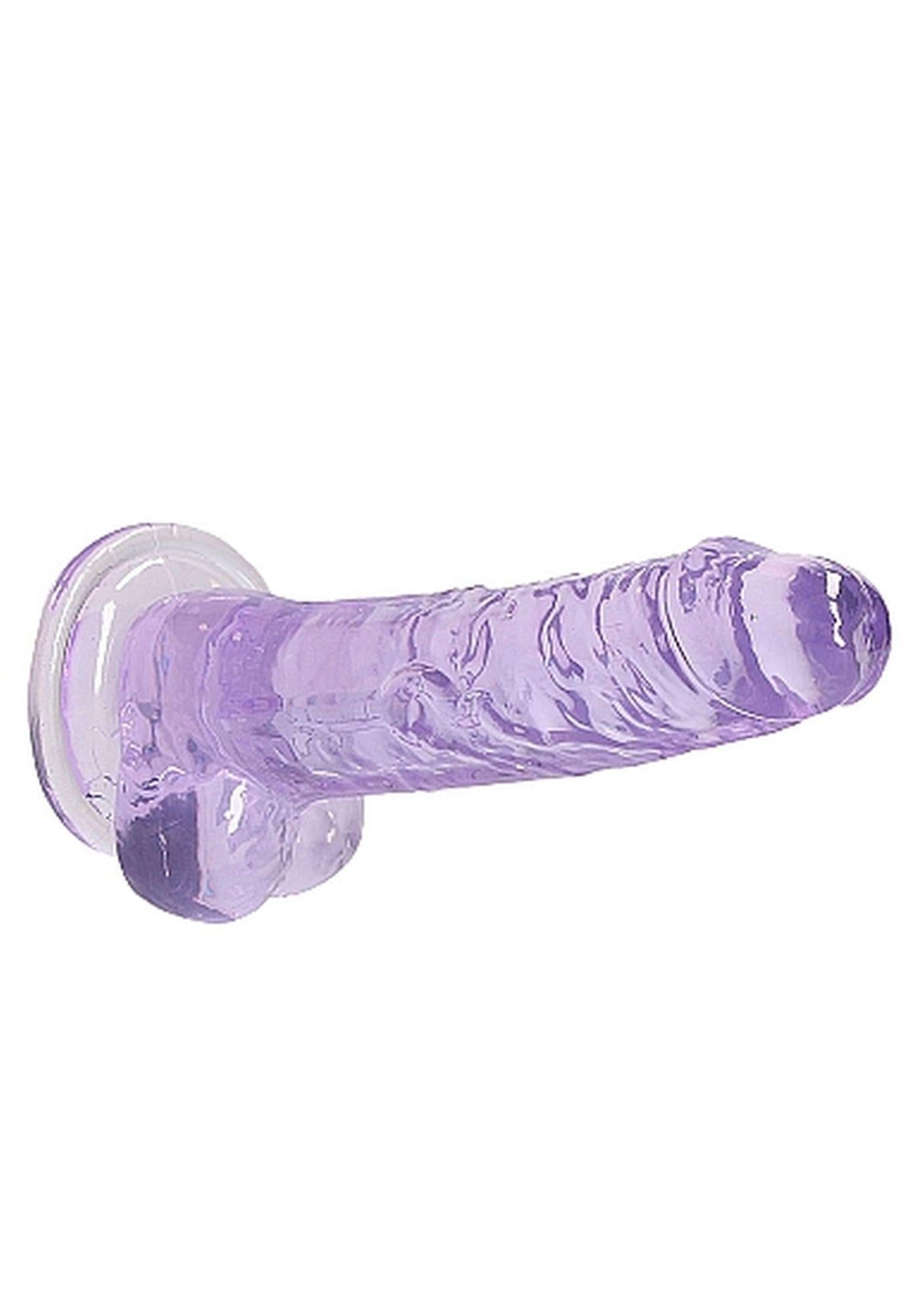 6-Dildo z przyssawką penis realistyczny żylasty 19cm-6