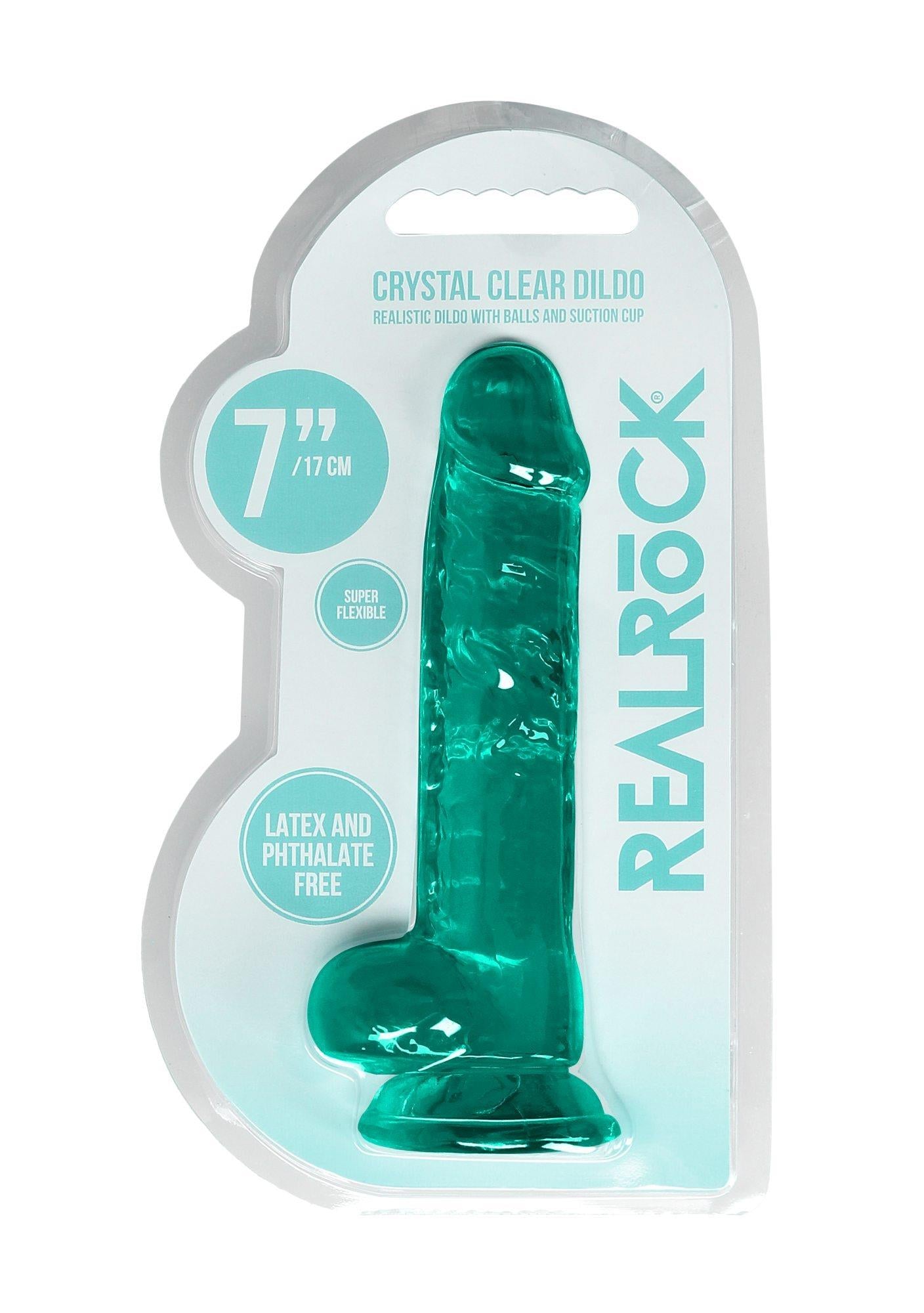2-Silikonowe zielone dildo z mocną przyssawką 19 cm-2