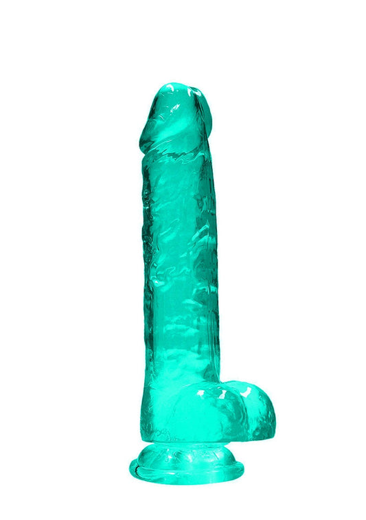 2-Dildo długie żylaste z mocną przyssawką penis 21cm-2