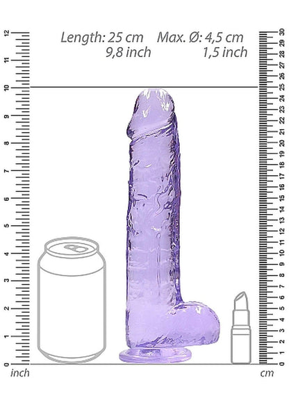 3-Silikonowe grube dildo z mocną przyssawką 25 cm-3