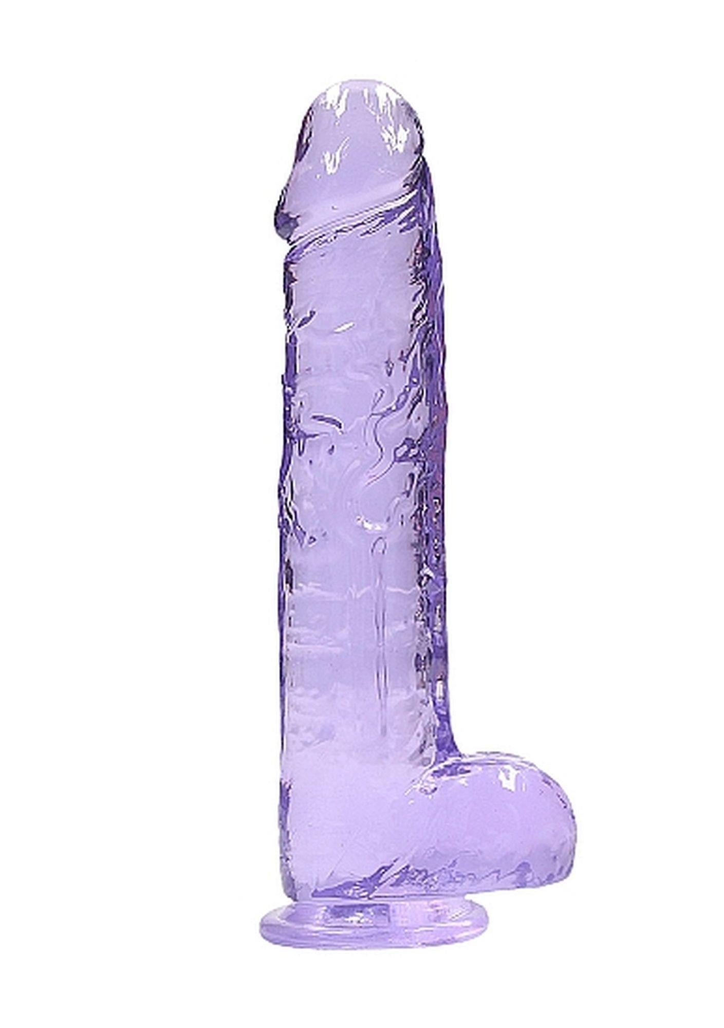 4-Silikonowe grube dildo z mocną przyssawką 25 cm-4