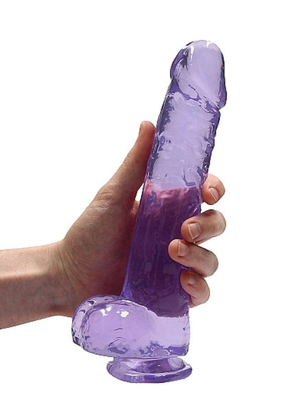 7-Silikonowe grube dildo z mocną przyssawką 25 cm-7