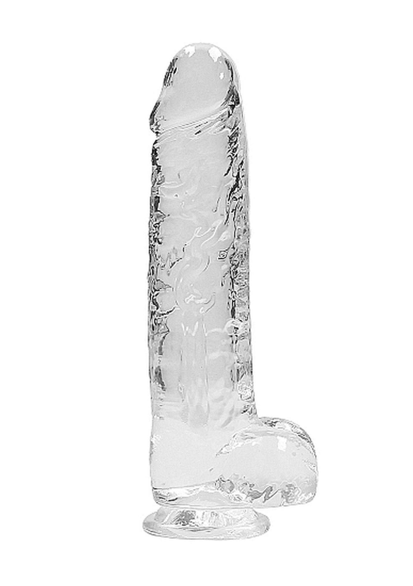 4-Duży wodoodporny penis dildo mocna przyssawka 25cm-4