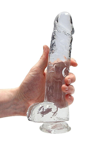 7-Duży wodoodporny penis dildo mocna przyssawka 25cm-7