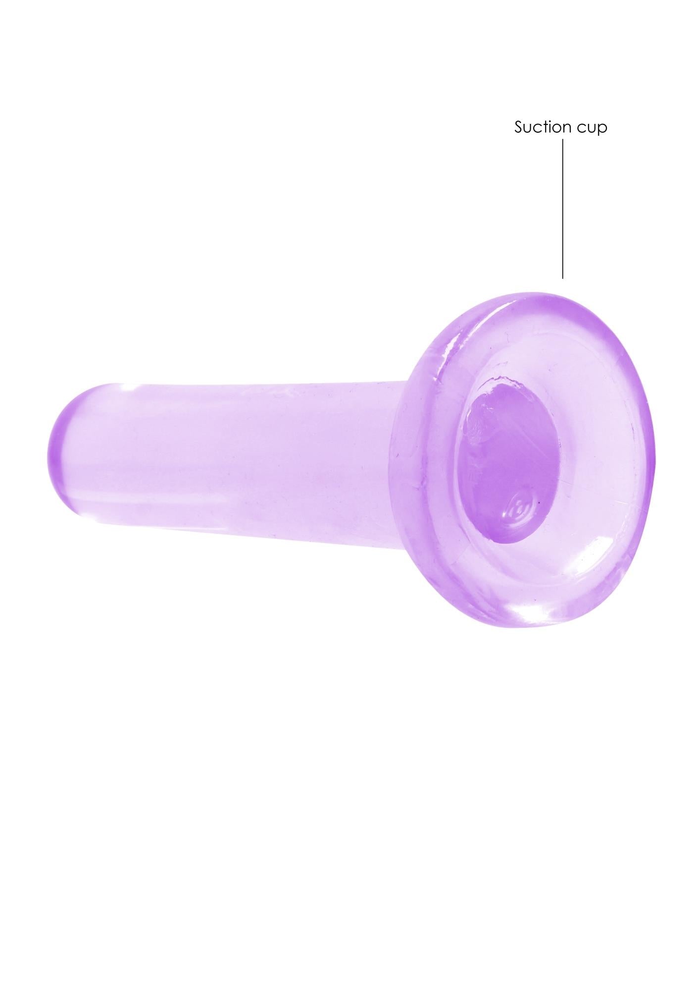 4-Dildo małe gładkie z mocną przyssawką 13,5 cm-4