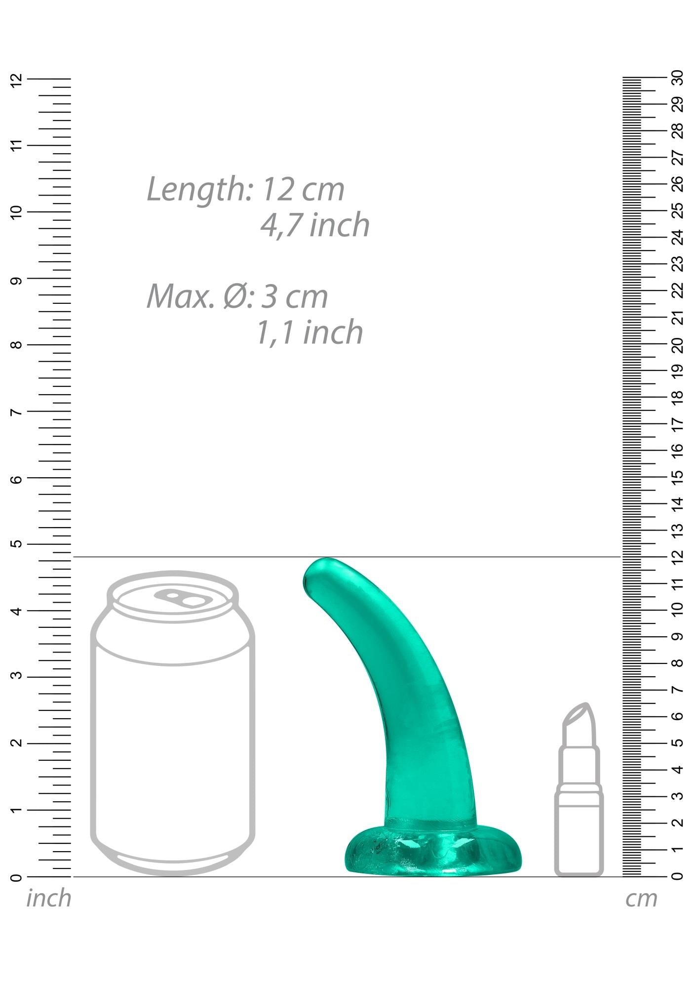 6-Gładkie małe dildo do stymulacji pochwy anusa 12cm-6