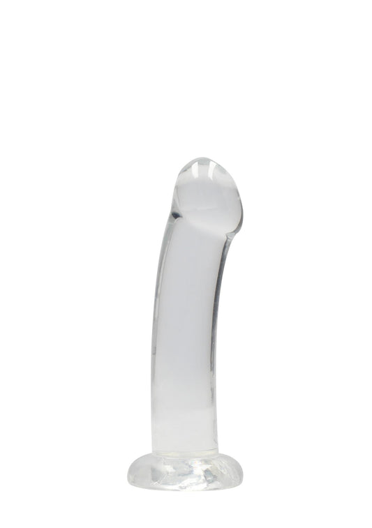 2-Proste lekko zagięte dildo z przyssawką 16,6 cm-2