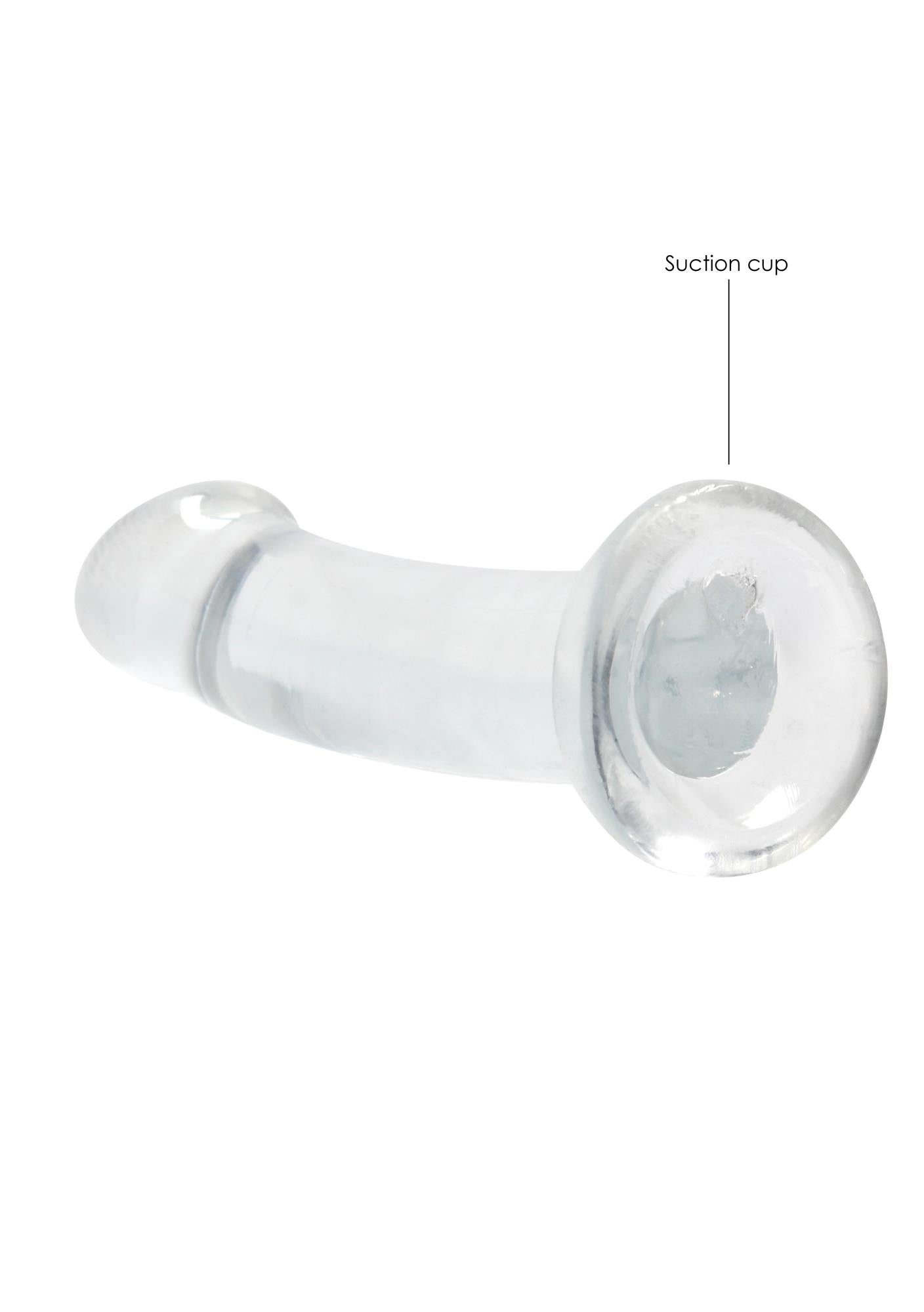 4-Proste lekko zagięte dildo z przyssawką 16,6 cm-4