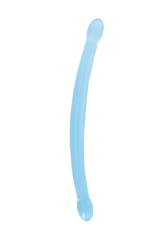 2-Gładkie podwójne dildo do sexu lesbijskiego 42 cm-2
