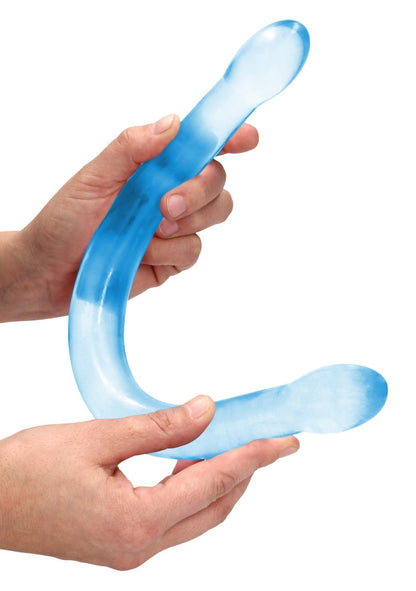 3-Gładkie podwójne dildo do sexu lesbijskiego 42 cm-3