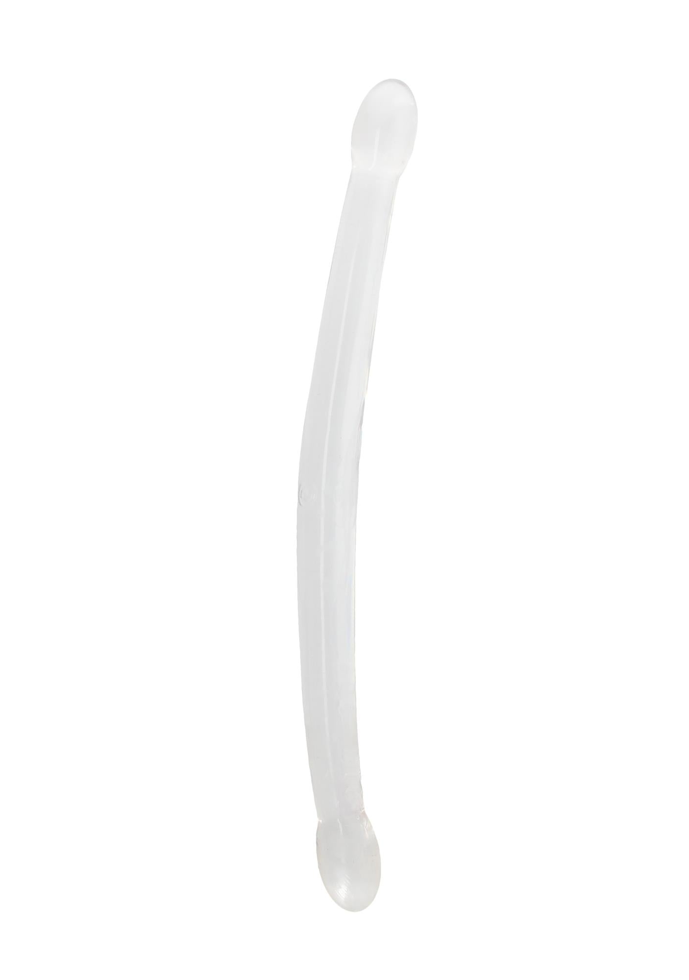 2-Podwójne silikonowe dildo gładkie długie 42 cm-2