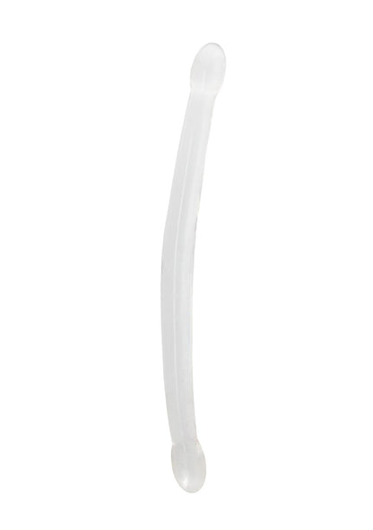 2-Podwójne silikonowe dildo gładkie długie 42 cm-2