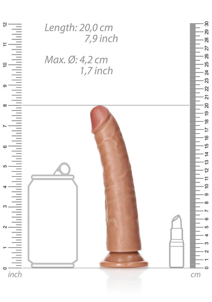 7-Duże realistyczne dildo z mocną przyssawką 20 cm-7