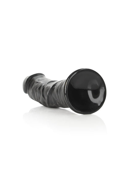 6-Czarne realistyczne żylaste dildo przyssawka 25 cm-6