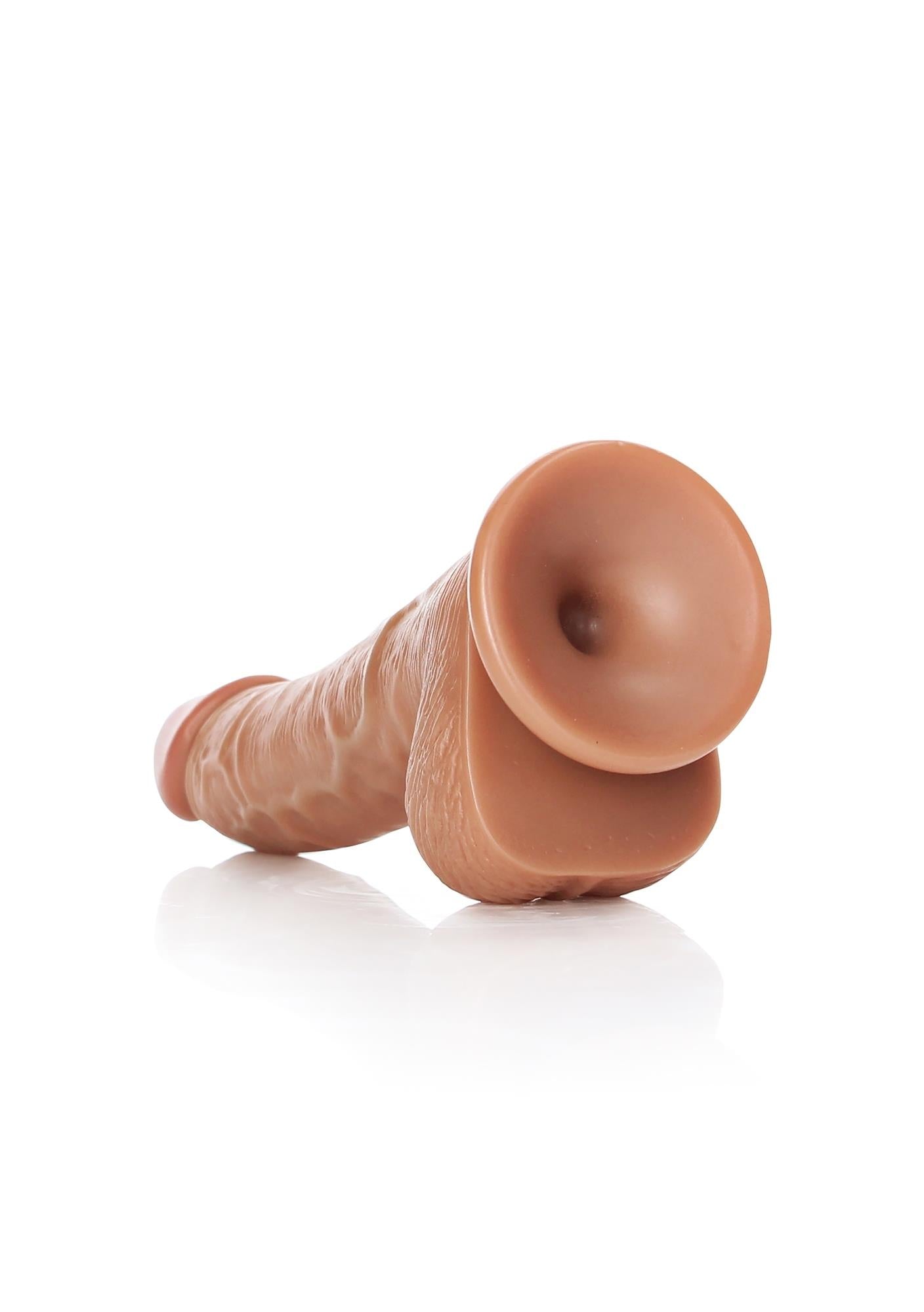 5-Grube silikonowe żylaste dildo przyssawka 17 cm-5