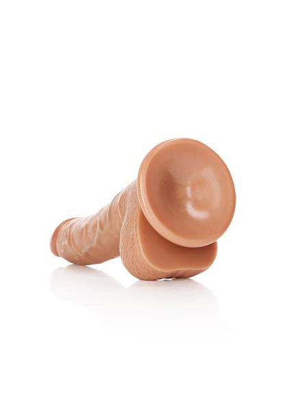 5-Duże silikonowe żylaste dildo przyssawka 20 cm-5