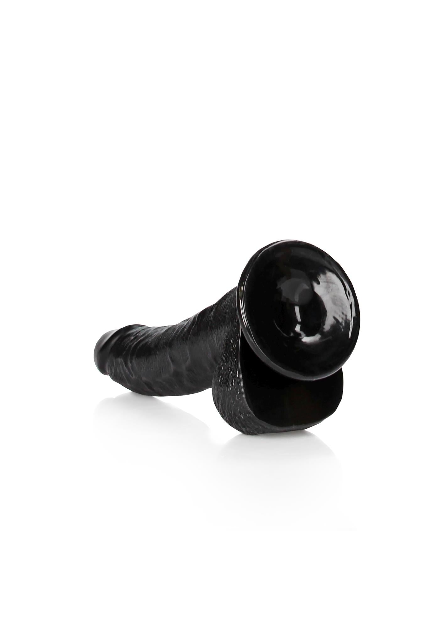 6-Silikonowe żylaste dildo z przyssawką 23 cm-6